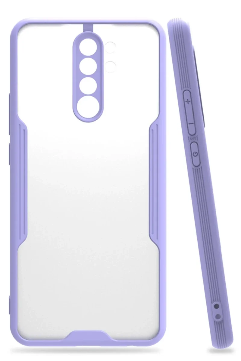 Xiaomi Redmi Note 8 Pro Kılıf Platin Silikon - Lila