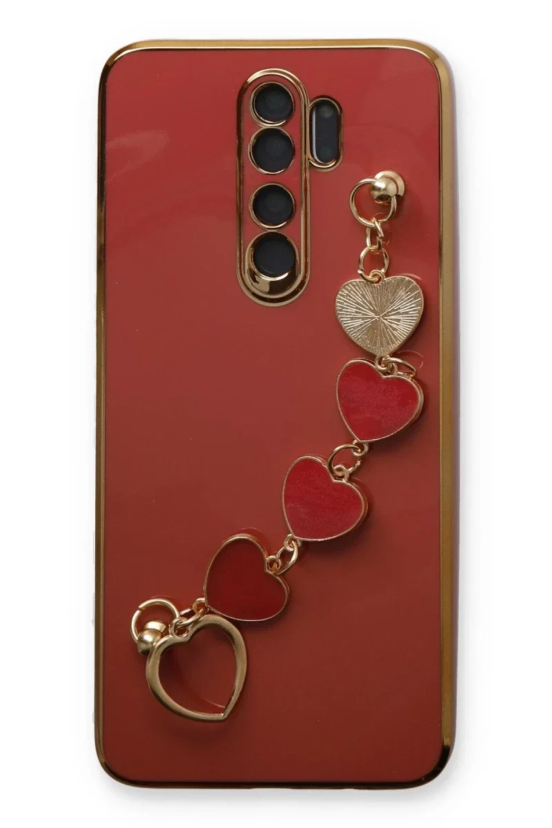 Xiaomi Redmi Note 8 Pro Kılıf Esila Silikon - Kırmızı