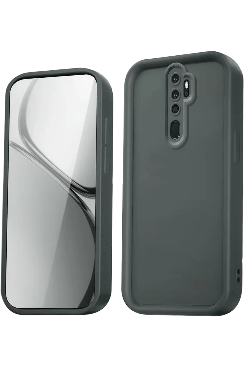 Xiaomi Redmi Note 8 Pro Kılıf Viera Silikon - Gri Xiaomi Redmi Note 8 Pro Kılıf Viera Silikon - Gri
