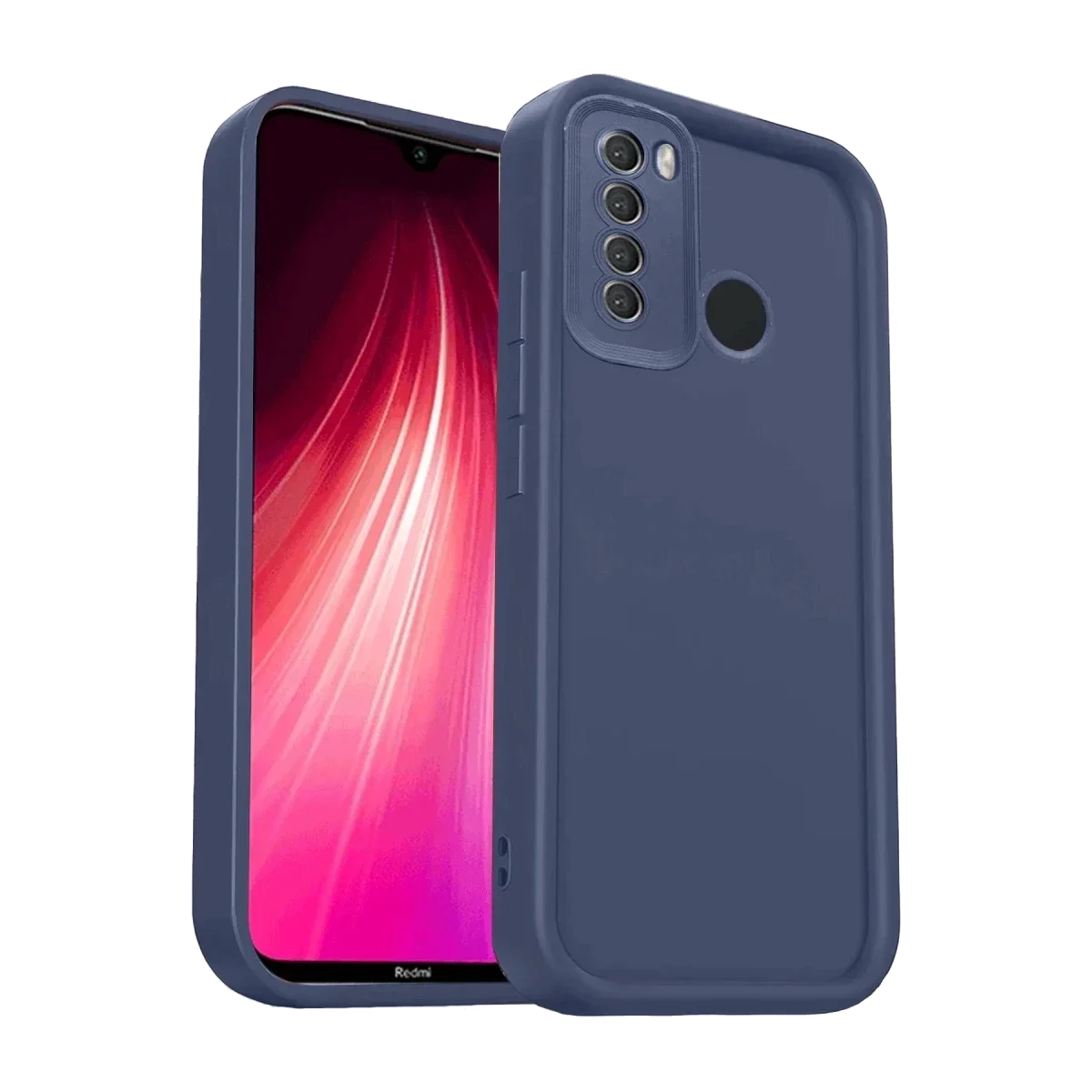 Xiaomi Redmi Note 8 Kılıf Viera Silikon - Lacivert Xiaomi Redmi Note 8 Kılıf Viera Silikon - Lacivert