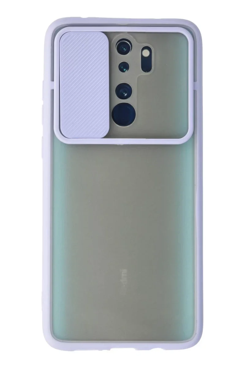 Xiaomi Redmi Note 8 Pro Kılıf Palm Buzlu Kamera Sürgülü Silikon - Lila Xiaomi Redmi Note 8 Pro Kılıf Palm Buzlu Kamera Sürgülü Silikon - Lila