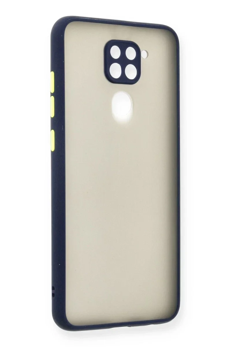 Xiaomi Redmi Note 9 Kılıf Montreal Silikon Kapak - Lacivert