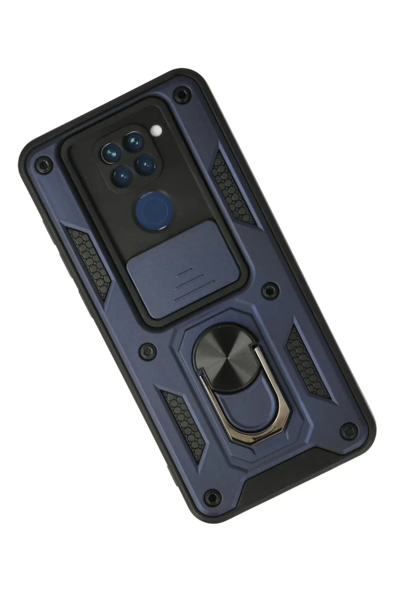Xiaomi Redmi Note 9 Kılıf Pars Lens Yüzüklü Silikon - Lacivert Fiyatı, Yorumları ve Özellikleri