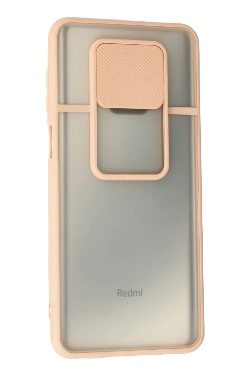 Xiaomi Redmi Note 9 Pro Kılıf Palm Buzlu Kamera Sürgülü Silikon - Pembe Xiaomi Redmi Note 9 Pro Kılıf Palm Buzlu Kamera Sürgülü Silikon - Pembe