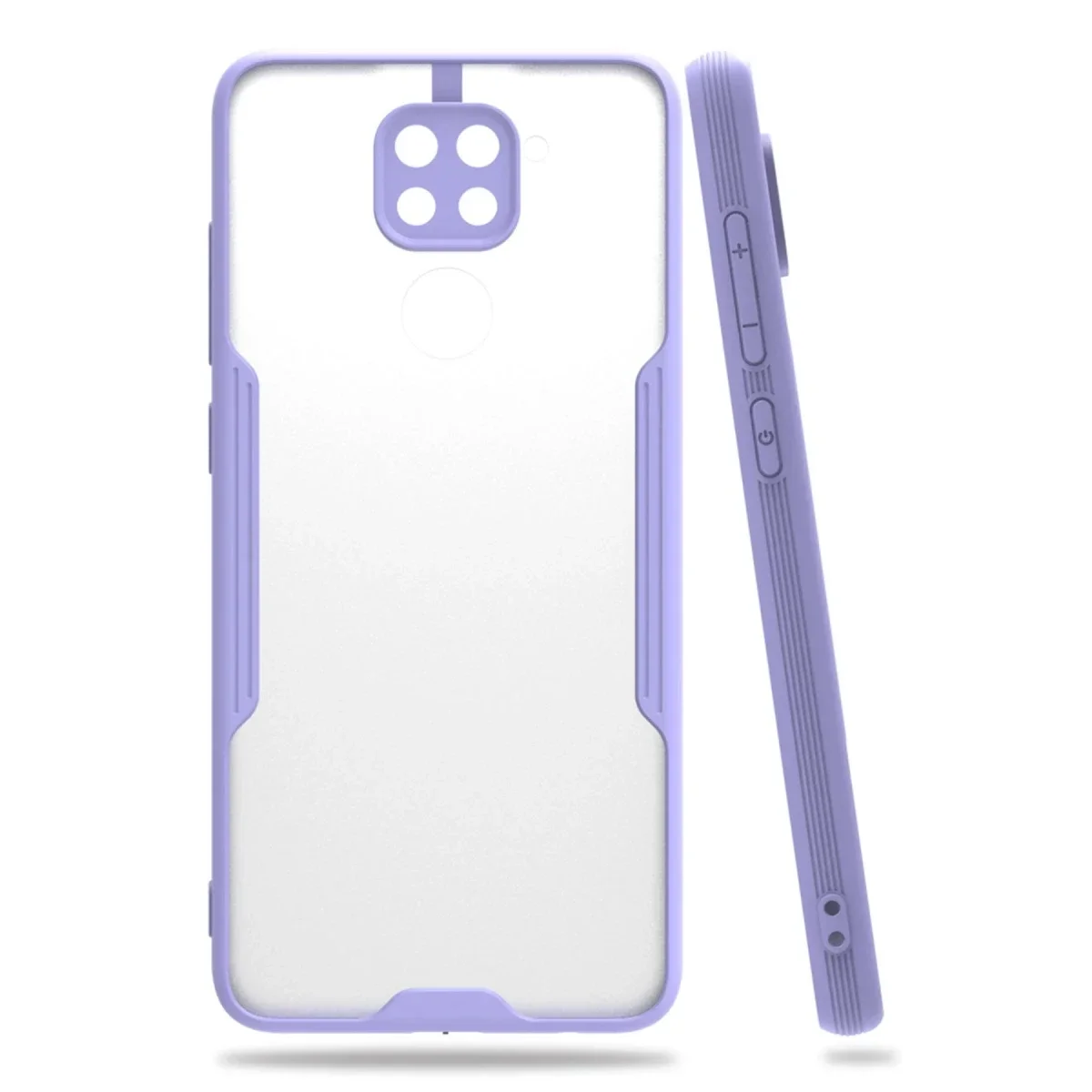Xiaomi Redmi Note 9 Kılıf Platin Silikon - Lila Xiaomi Redmi Note 9 Kılıf Platin Silikon - Lila
