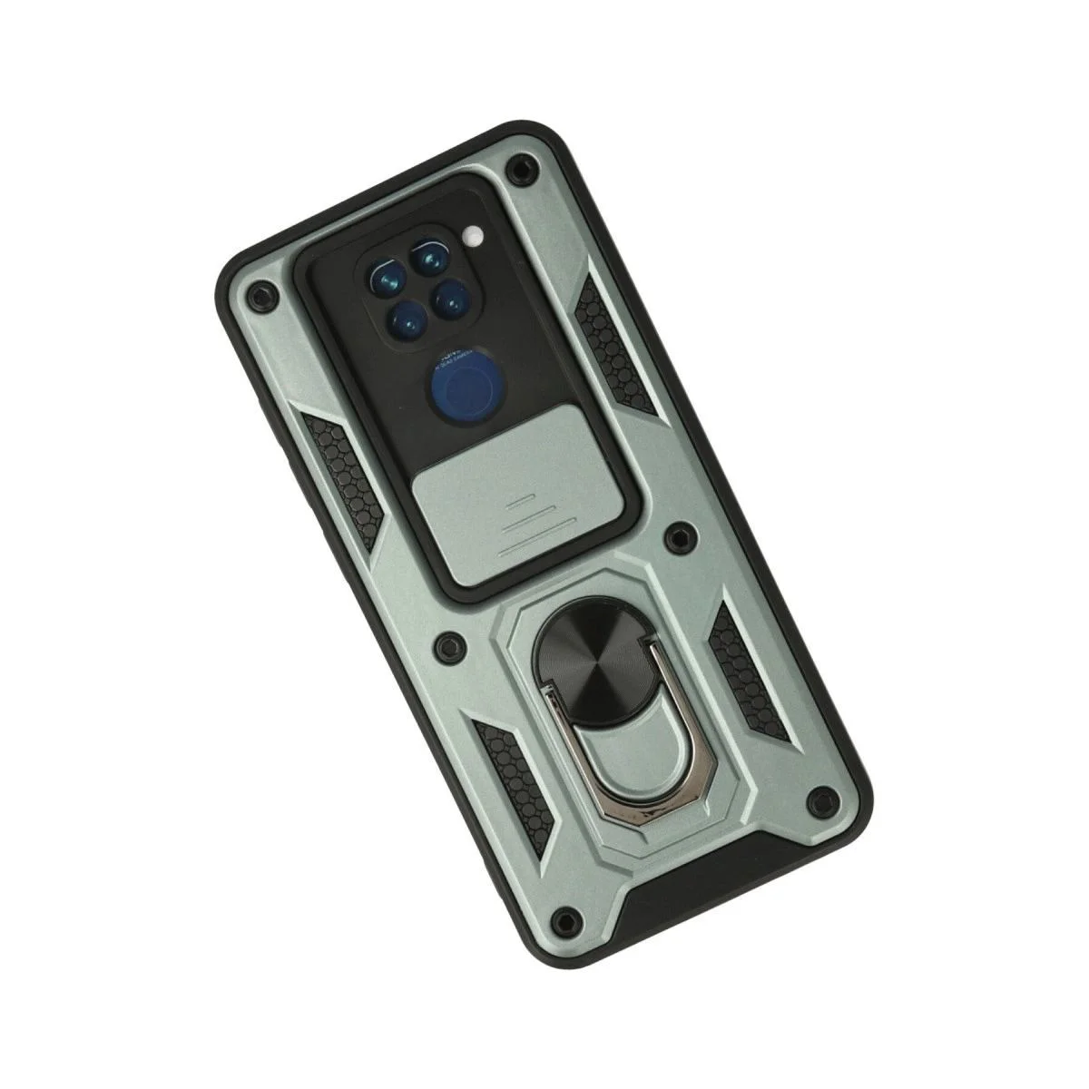 Xiaomi Redmi Note 9 ile Uyumlu Pars Lens Yüzüklü Silikon Kılıf - Yeşil Fiyatı, Yorumları ve Özellikleri