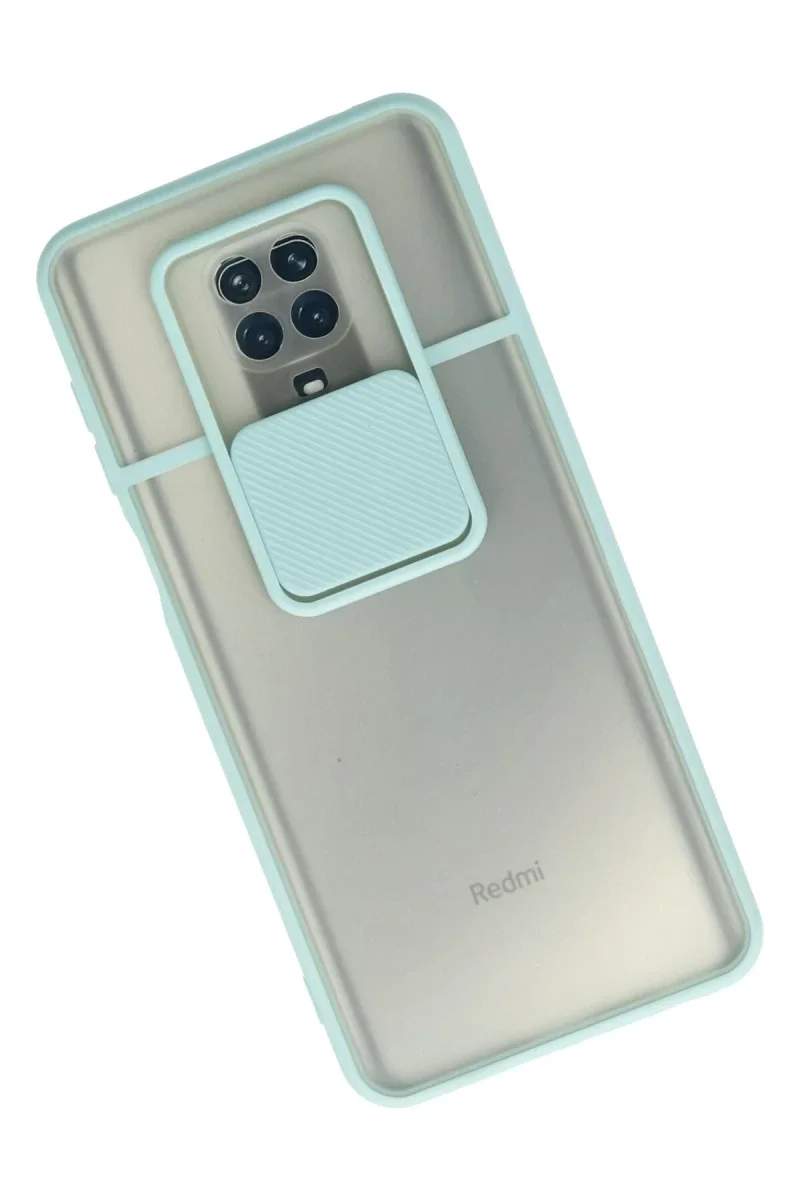 Xiaomi Redmi Note 9 Pro Kılıf Palm Buzlu Kamera Sürgülü Silikon - Turkuaz Xiaomi Redmi Note 9 Pro Kılıf Palm Buzlu Kamera Sürgülü Silikon - Turkuaz