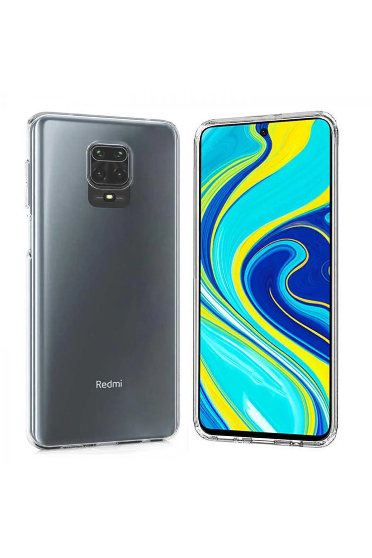 Xiaomi Redmi Note 9 Pro Max Ultra İnce Silikon Kılıf Şeffaf