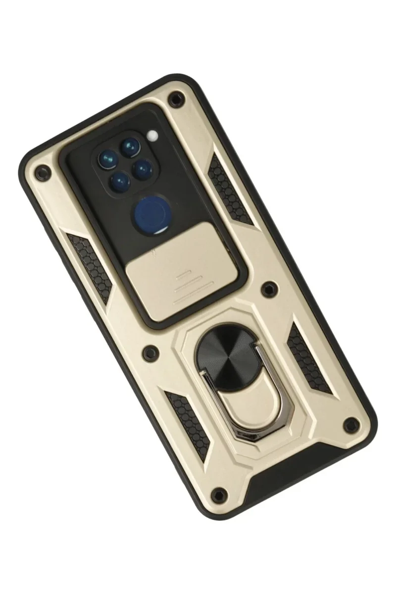 Xiaomi Redmi Note 9 Kılıf Pars Lens Yüzüklü Silikon - Gold Fiyatı, Yorumları ve Özellikleri