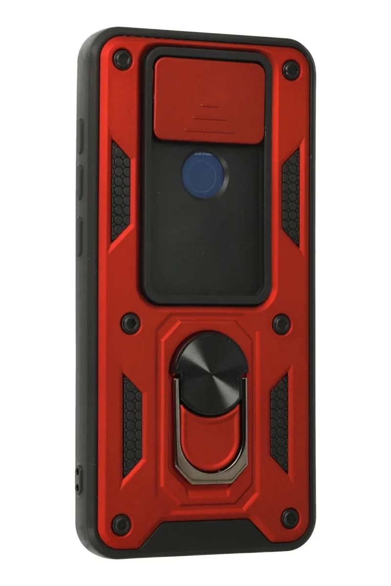 Xiaomi Redmi Note 9 Kılıf Pars Lens Yüzüklü Silikon - Kırmızı Fiyatı, Yorumları ve Özellikleri