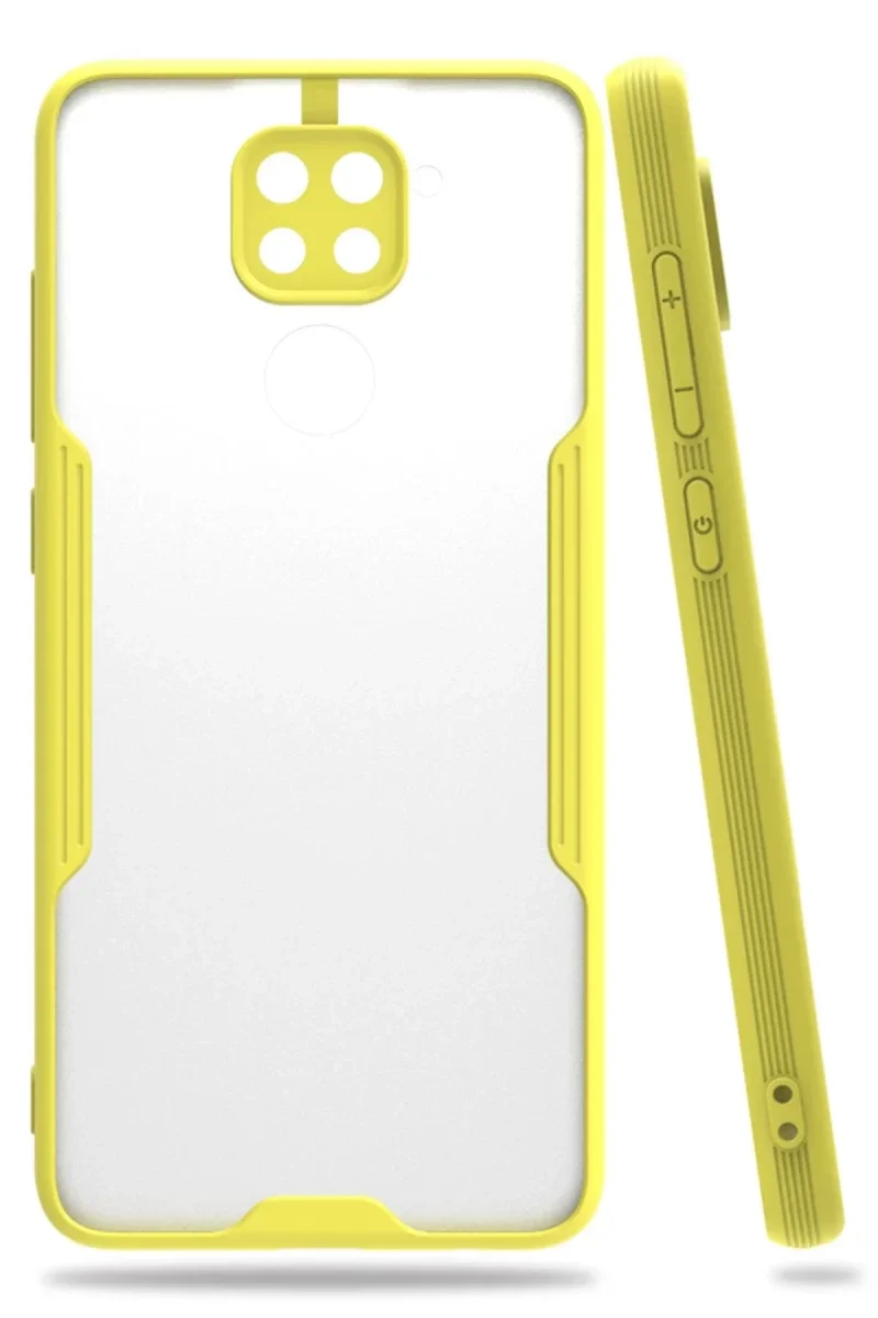Xiaomi Redmi Note 9 Kılıf Platin Silikon - Sarı