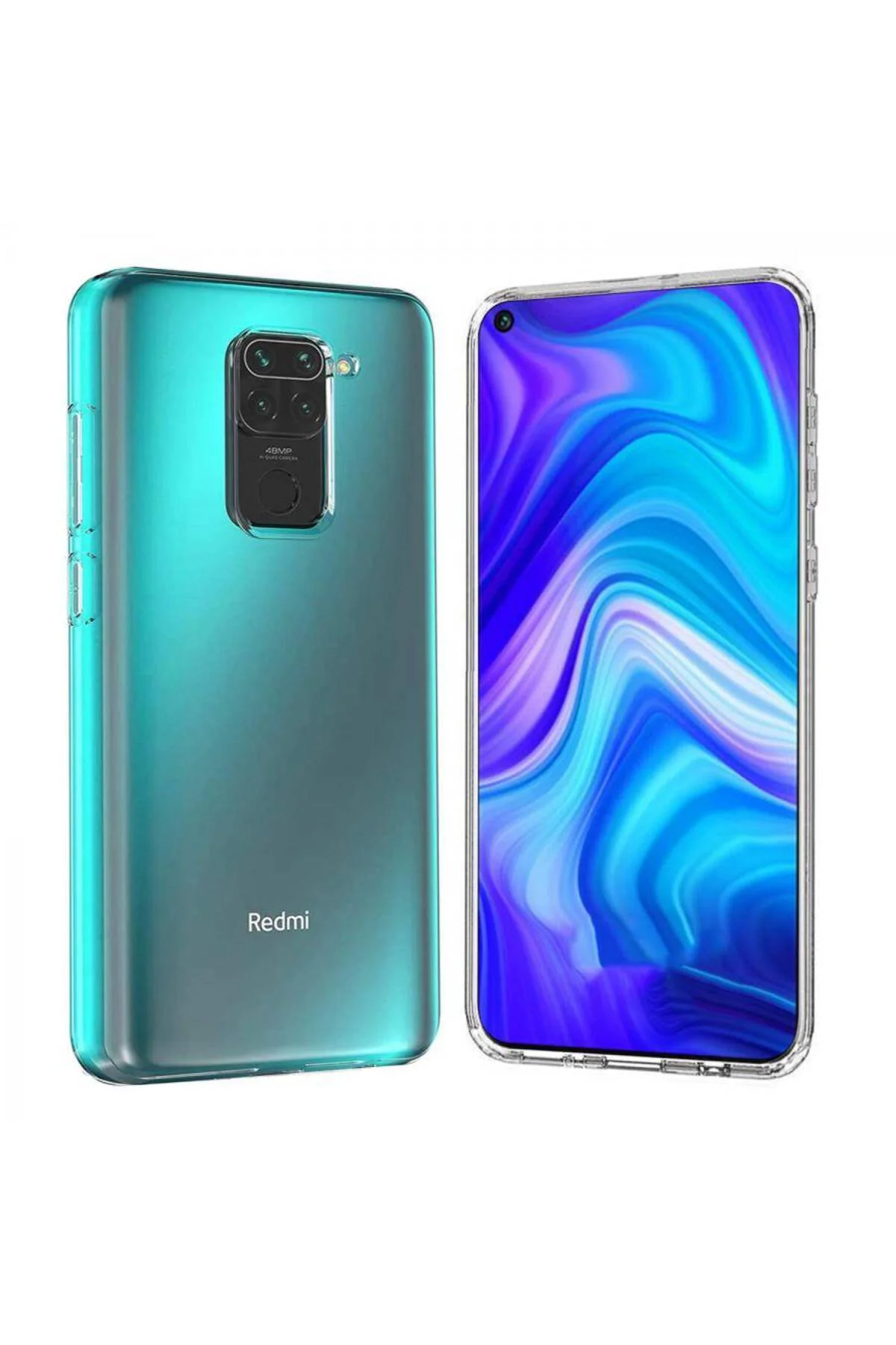 Xiaomi Redmi Note 9 Ultra İnce Silikon Kılıf Şeffaf