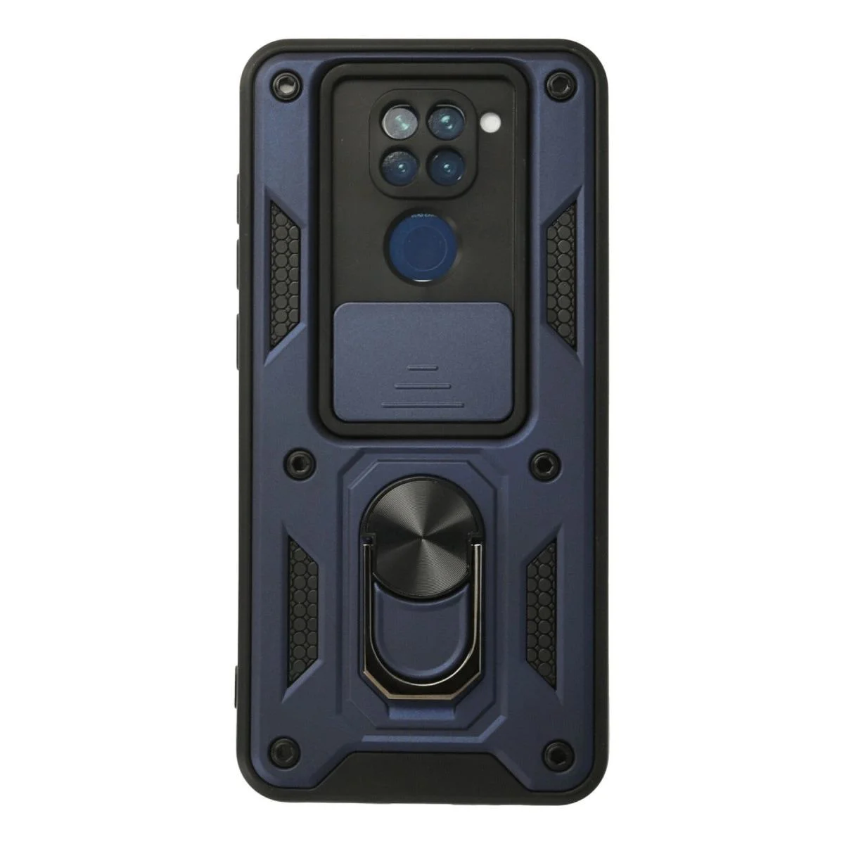 Xiaomi Redmi Note 9 ile Uyumlu Kılıf - Pars Lens Yüzüklü Silikon - Lacivert Xiaomi Redmi Note 9 ile Uyumlu Kılıf - Pars Lens Yüzüklü Silikon - Lacivert