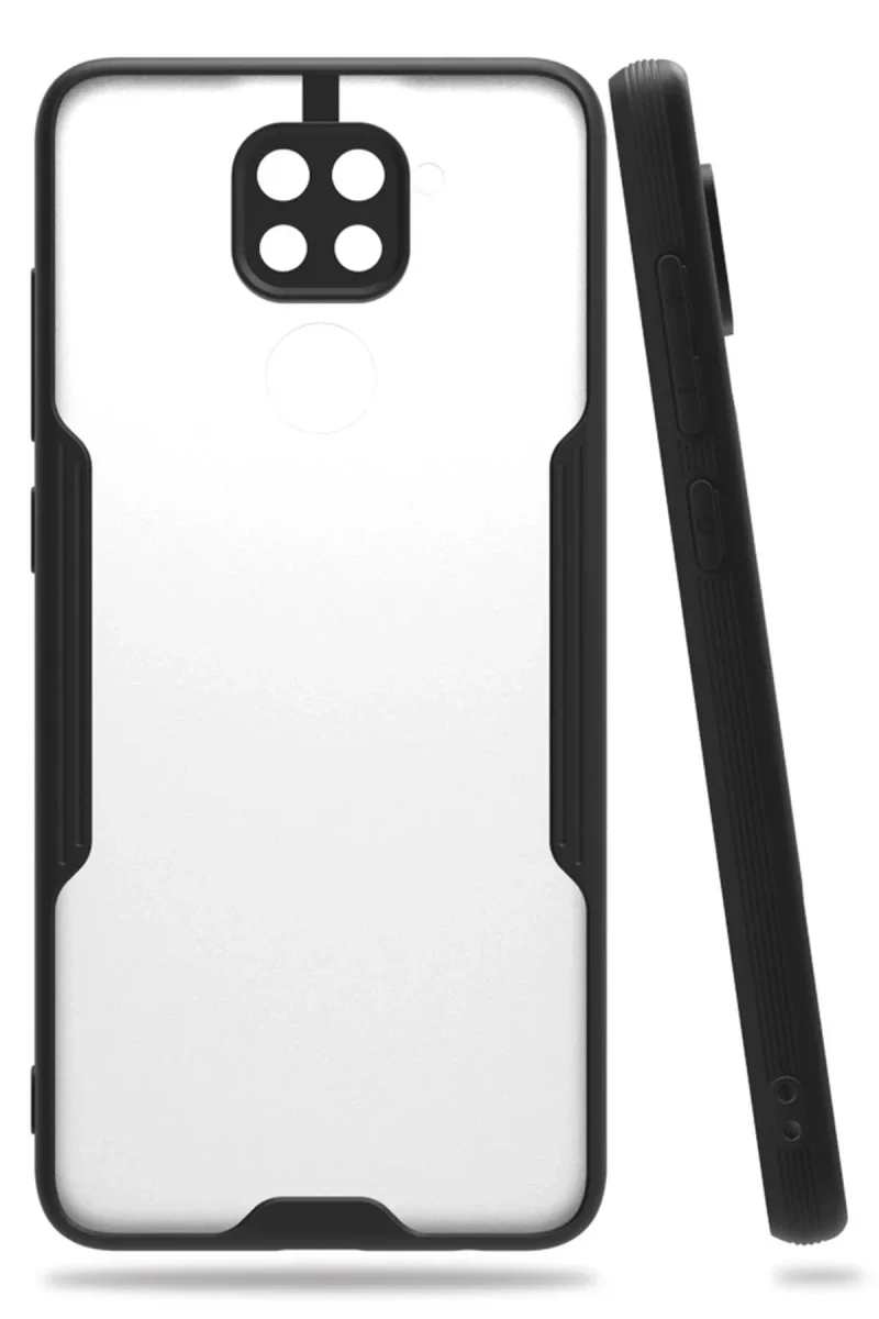 Xiaomi Redmi Note 9 Kılıf Platin Silikon - Siyah Xiaomi Redmi Note 9 Kılıf Platin Silikon - Siyah