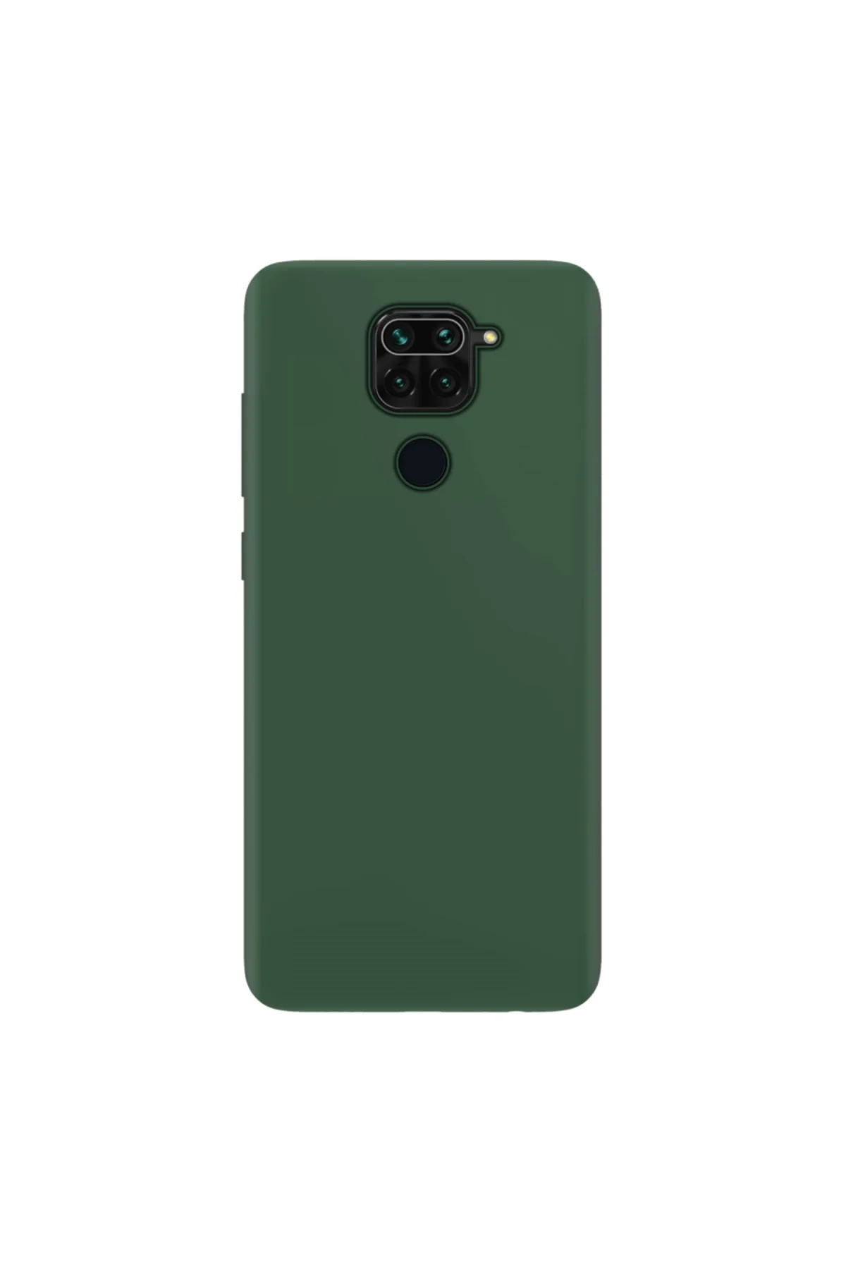 Xiaomi Redmi Note 9 İnce Mat Silikon Kılıf Haki