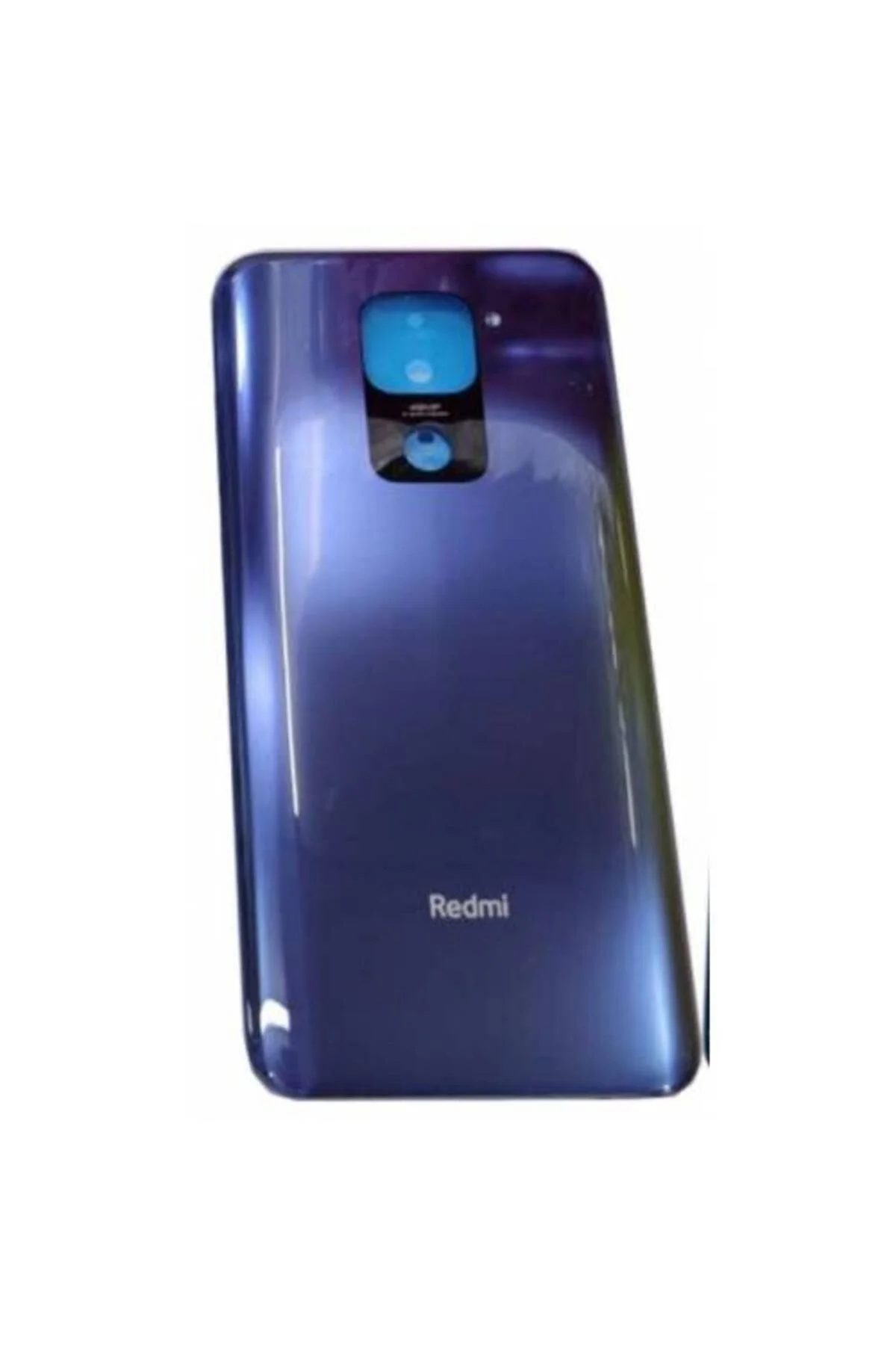 Xiaomi Redmi Note 9 Arka Pil Batarya Kapak Cam Mavi