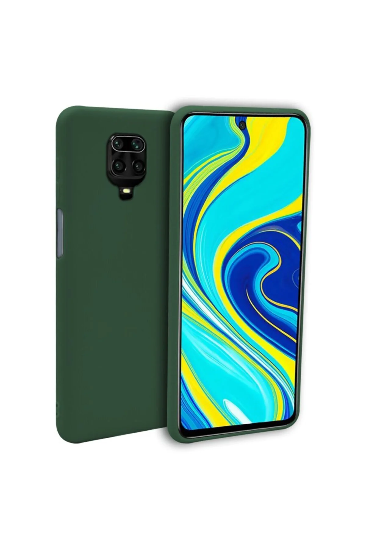 Xiaomi Redmi Note 9 Pro İnce Mat Silikon Kılıf Kırmızı