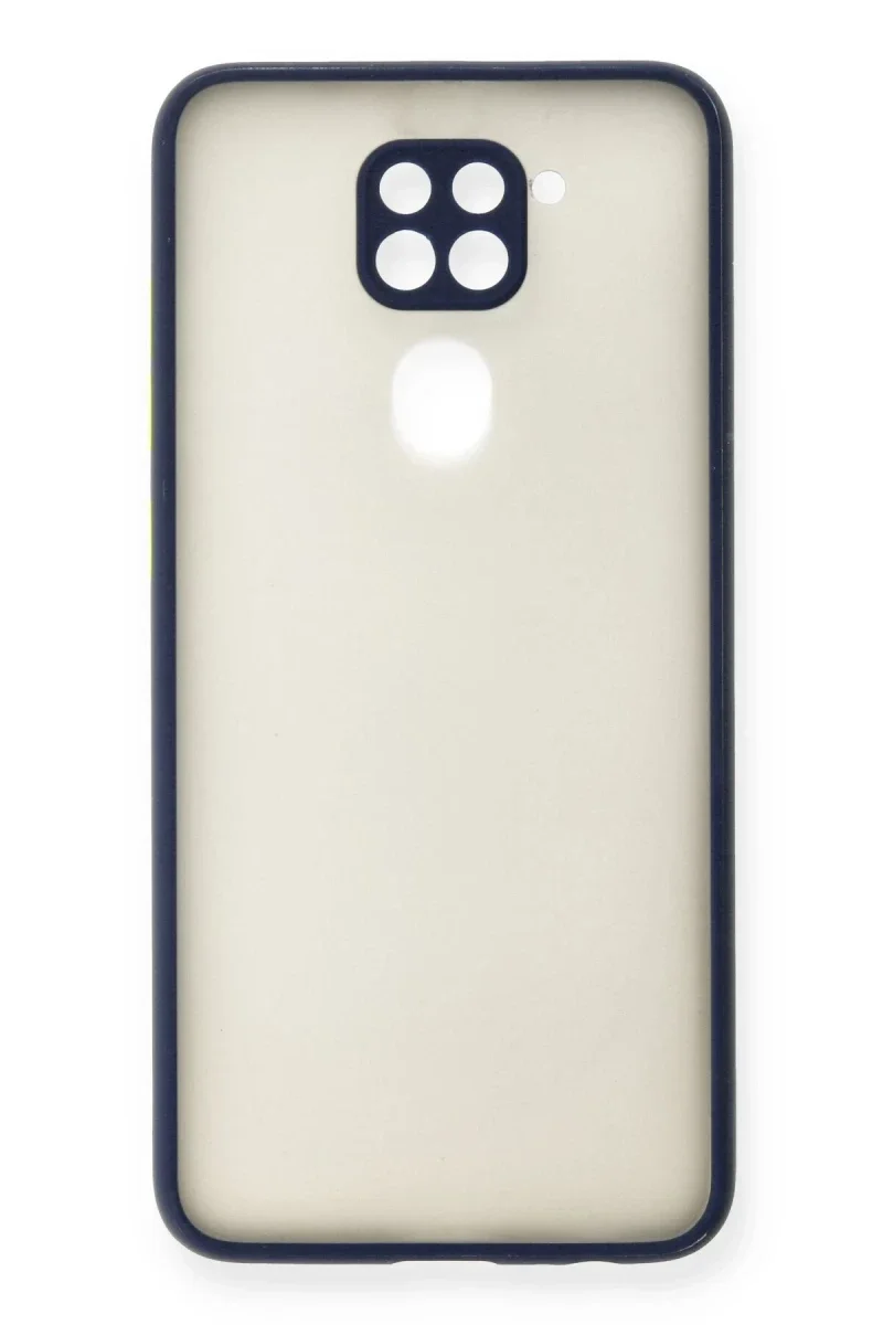 Xiaomi Redmi Note 9 Kılıf Montreal Silikon Kapak - Lacivert