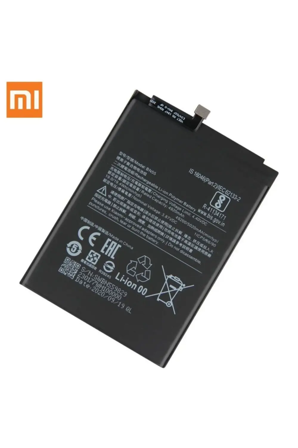 Xiaomi Redmi Note 9S Batarya Servis & Tamir Seti BN55 5,020 mAh