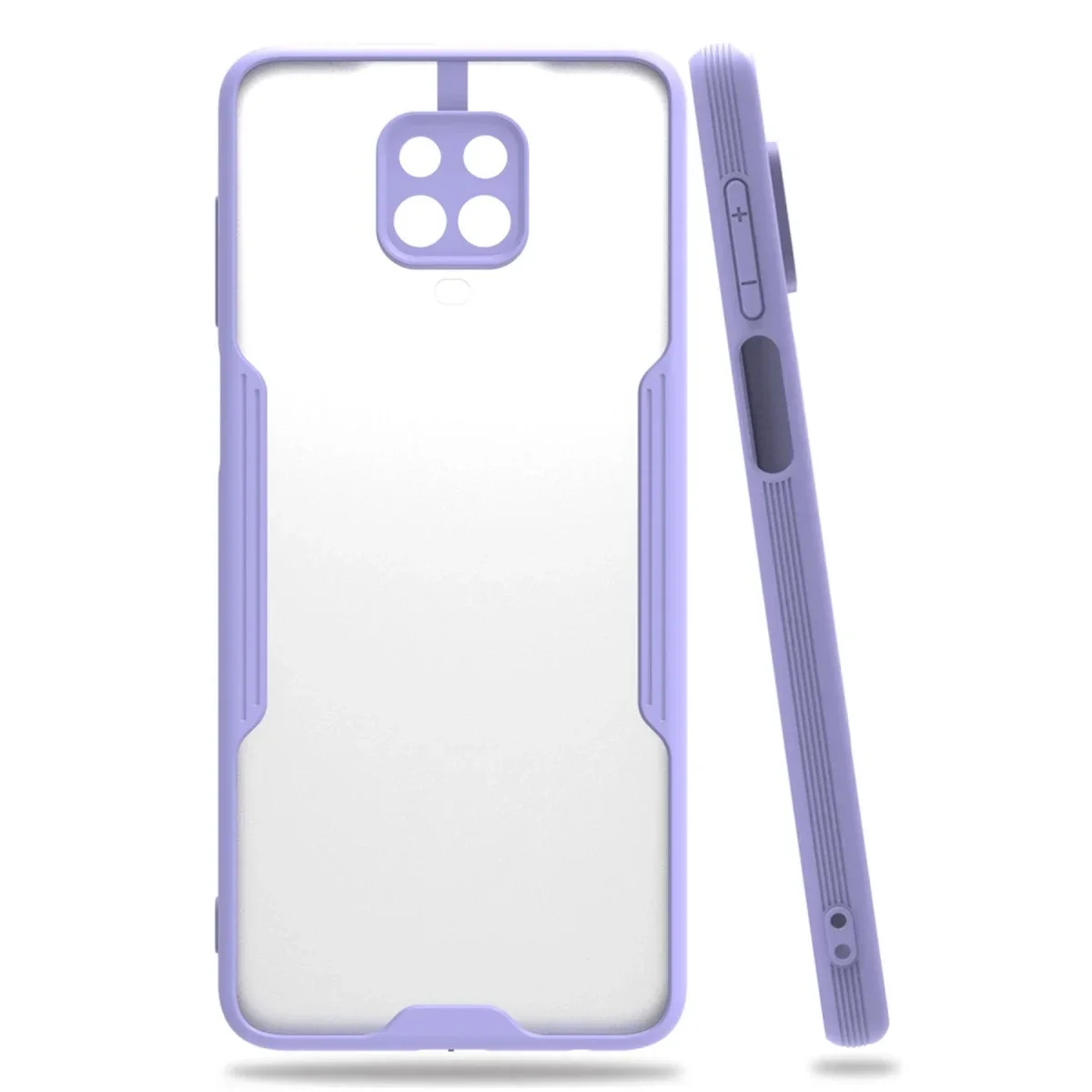 Xiaomi Redmi Note 9S Kılıf Platin Silikon - Lila