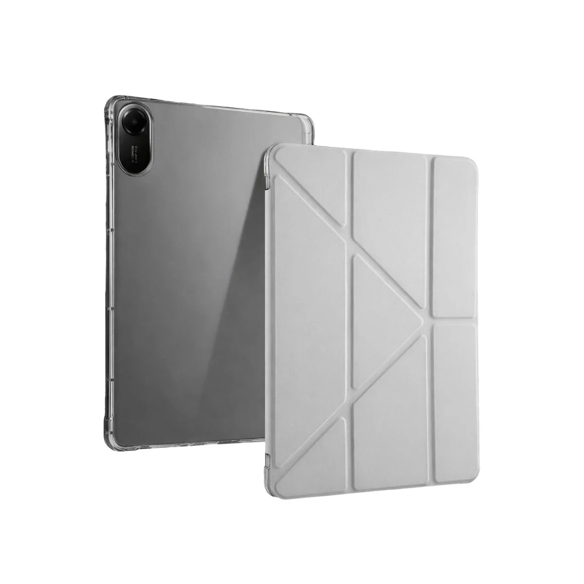 Xiaomi Redmi Pad 2 Kalemlikli Mars Tablet Kılıfı - Gri Xiaomi Redmi Pad 2 Kalemlikli Mars Tablet Kılıfı - Gri