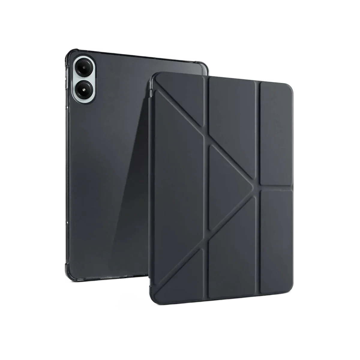 Xiaomi Redmi Pad Pro 12.1 Kılıf Kalemlikli Mars Tablet Kılıfı - Siyah