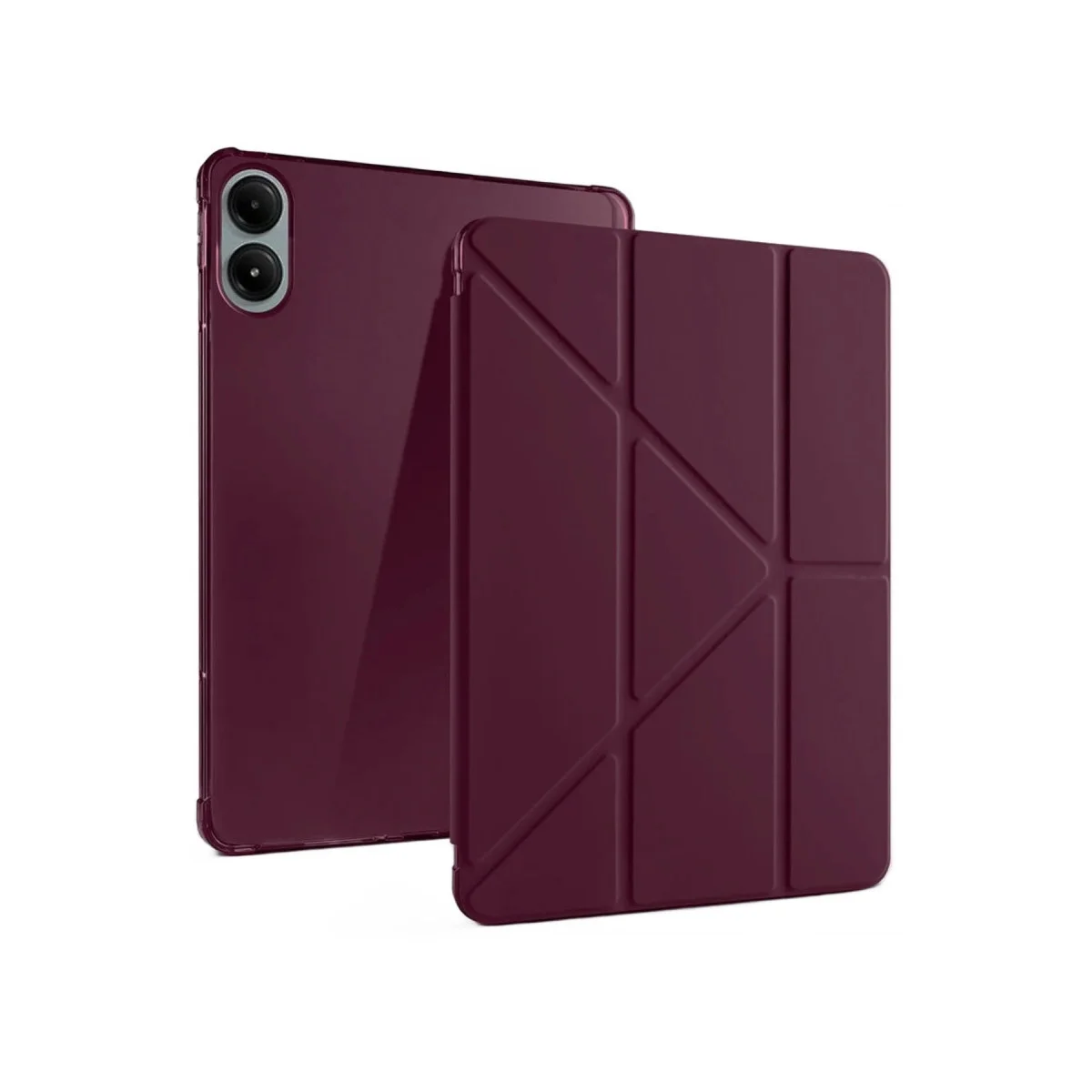 Xiaomi Redmi Pad Pro 12.1 Kılıf Kalemlikli Mars Tablet Kılıfı - Mürdüm Xiaomi Redmi Pad Pro 12.1 Kılıf Kalemlikli Mars Tablet Kılıfı - Mürdüm