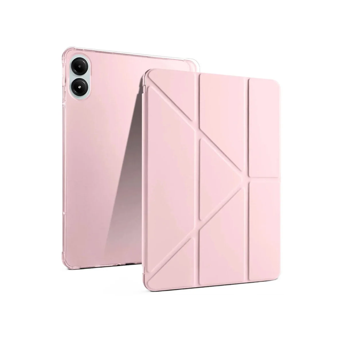 Xiaomi Redmi Pad Pro 12.1 Kılıf Kalemlikli Mars Tablet Kılıfı - Rose Gold Xiaomi Redmi Pad Pro 12.1 Kılıf Kalemlikli Mars Tablet Kılıfı - Rose Gold