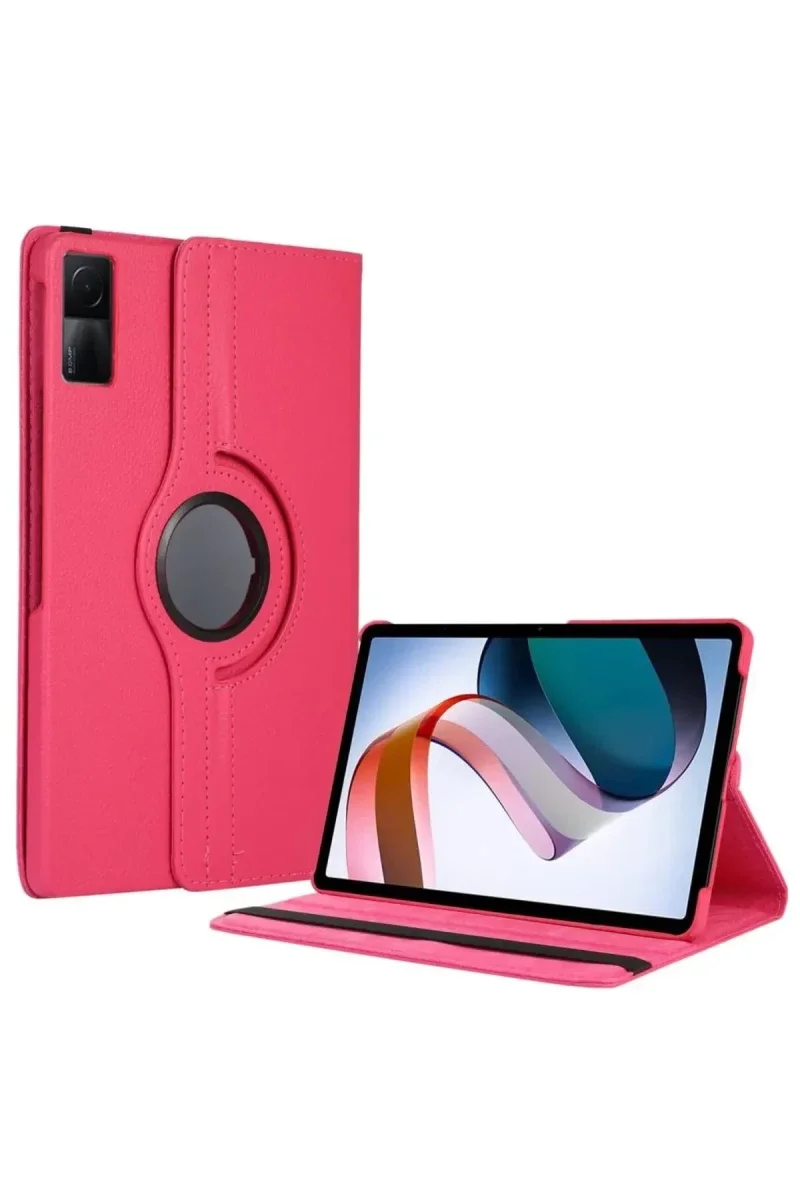 Xiaomi Redmi Pad SE 4G Kılıf 360 Tablet Deri Kılıf - Pembe
