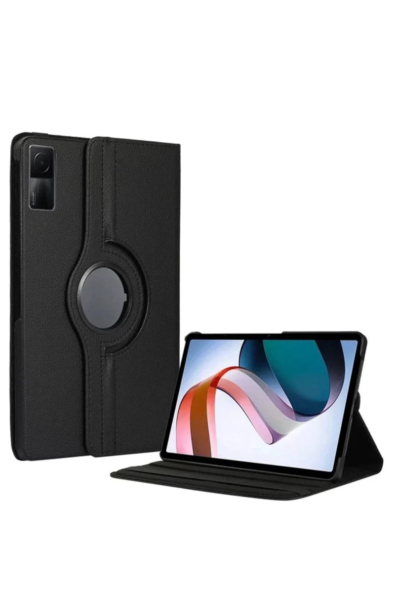 Xiaomi Redmi Pad SE 4G Kılıf 360 Tablet Deri Kılıf - Siyah Xiaomi Redmi Pad SE 4G Kılıf 360 Tablet Deri Kılıf - Siyah
