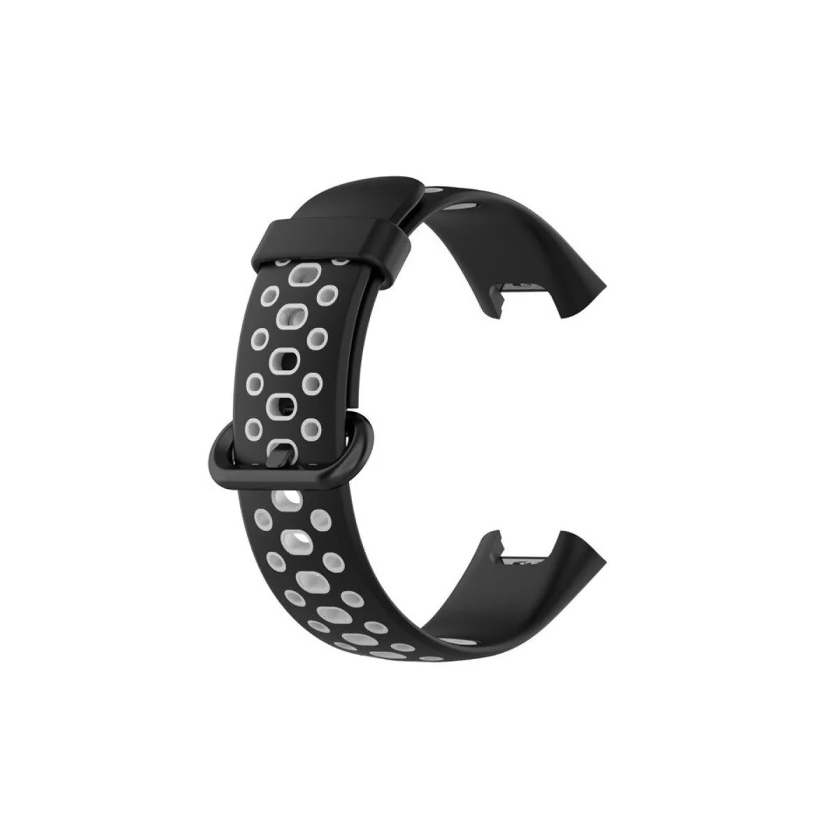 Xiaomi Redmi Watch 2 Spor Delikli Kordon - Siyah-gri Xiaomi Redmi Watch 2 Spor Delikli Kordon - Siyah-gri