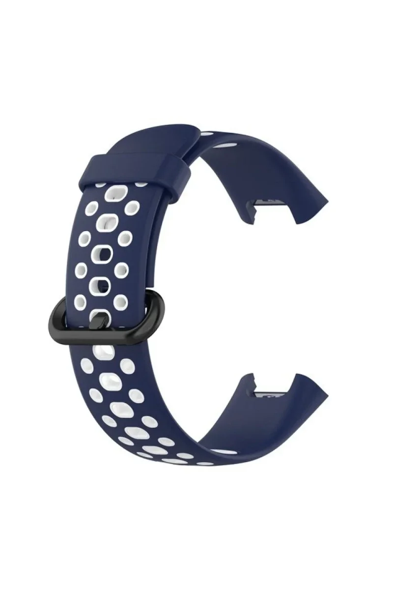 Xiaomi Redmi Watch 2 Spor Delikli Kordon - Lacivert-Beyaz Xiaomi Redmi Watch 2 Spor Delikli Kordon - Lacivert-Beyaz