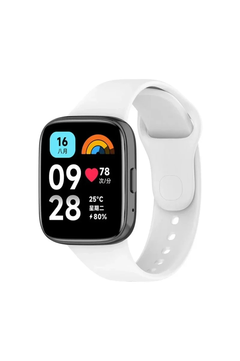 Xiaomi Redmi Watch 3 Active Klasik Kordon - Beyaz