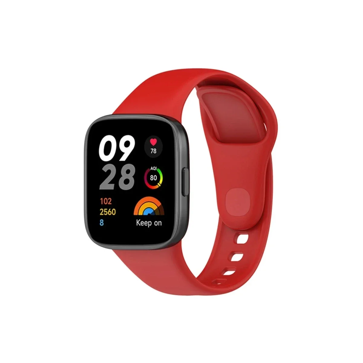 Xiaomi Redmi Watch 3 Klasik Kordon - Kırmızı Xiaomi Redmi Watch 3 Klasik Kordon - Kırmızı