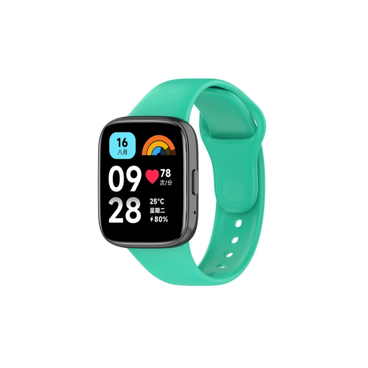 Xiaomi Redmi Watch 3 Active Klasik Kordon - Turkuaz Xiaomi Redmi Watch 3 Active Klasik Kordon - Turkuaz
