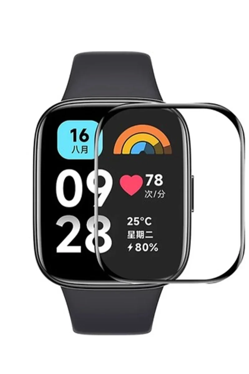 Xiaomi Redmi Watch 3 Active Polymer Nano Ekran Koruyucu - Şeffaf Xiaomi Redmi Watch 3 Active Polymer Nano Ekran Koruyucu - Şeffaf