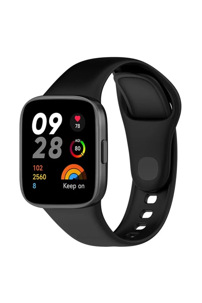 Xiaomi Redmi Watch 3 Klasik Kordon - Siyah Xiaomi Redmi Watch 3 Klasik Kordon - Siyah
