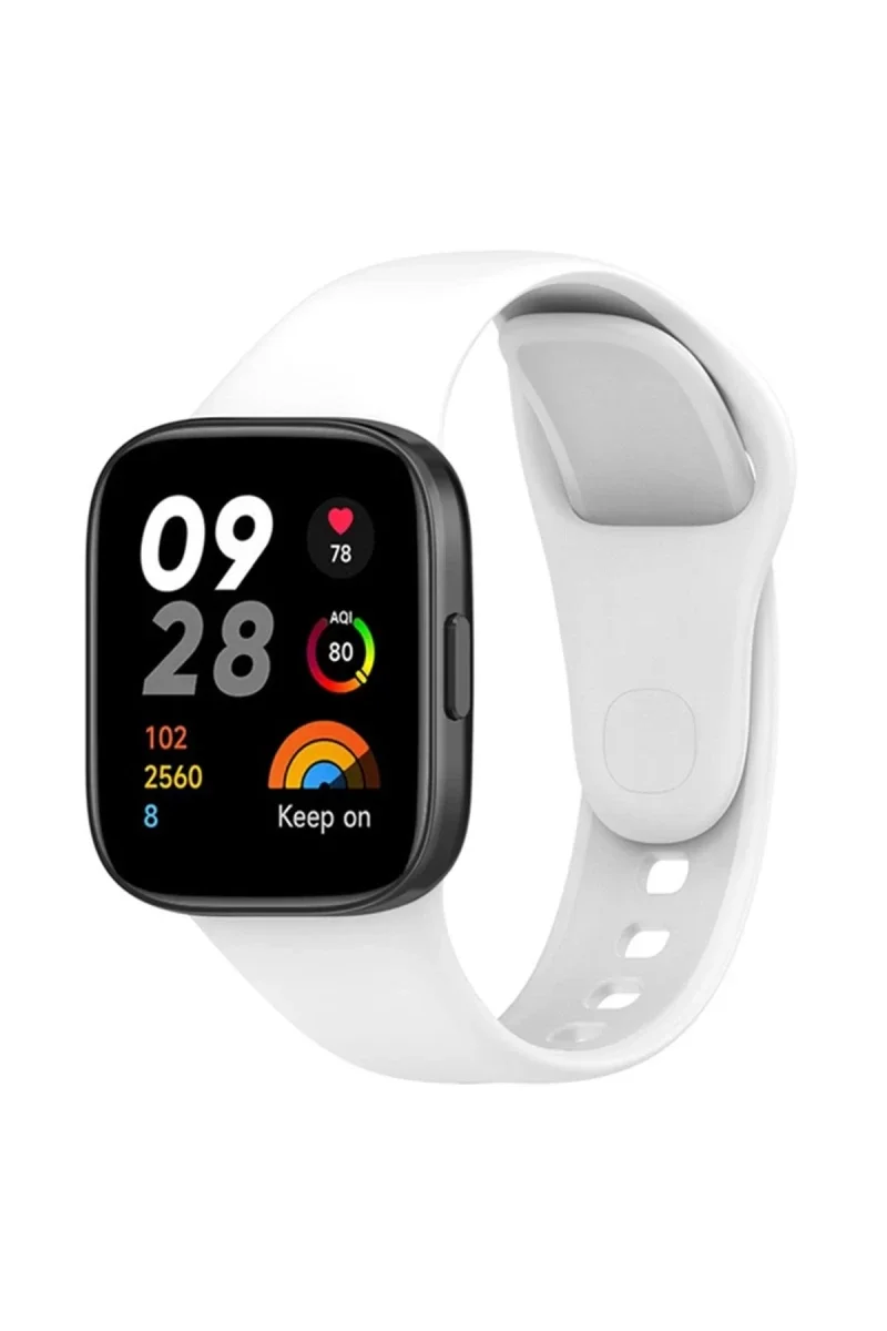 Xiaomi Redmi Watch 3 Klasik Kordon - Beyaz Xiaomi Redmi Watch 3 Klasik Kordon - Beyaz