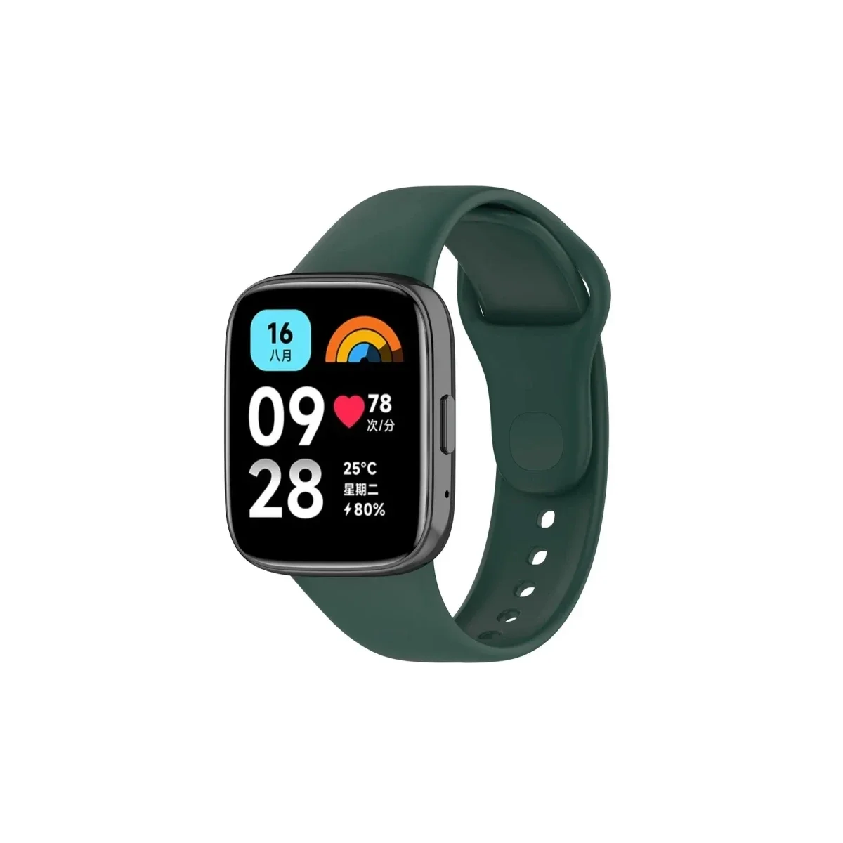 Xiaomi Redmi Watch 3 Active Klasik Kordon - Haki Yeşil