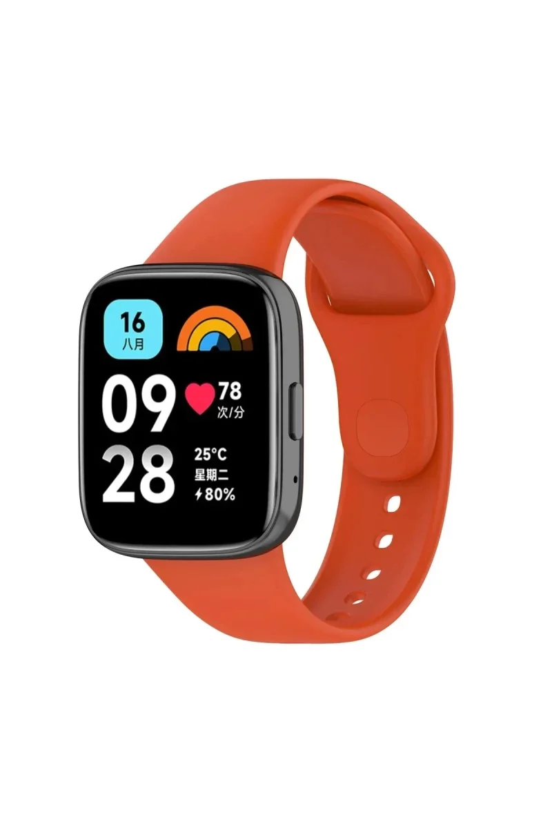 Xiaomi Redmi Watch 3 Active Klasik Kordon - Turuncu Xiaomi Redmi Watch 3 Active Klasik Kordon - Turuncu