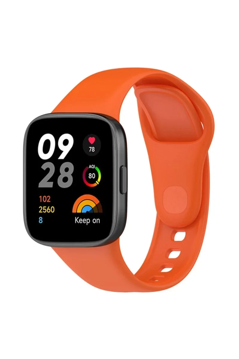 Xiaomi Redmi Watch 3 Klasik Kordon - Turuncu Xiaomi Redmi Watch 3 Klasik Kordon - Turuncu