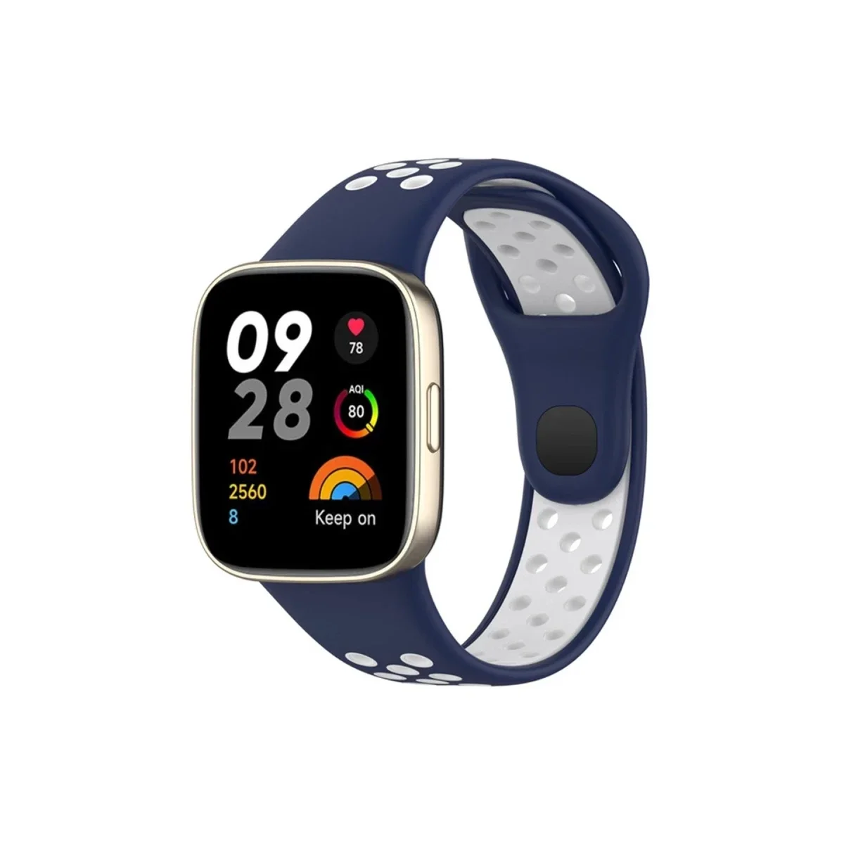 Xiaomi Redmi Watch 3 Spor Delikli Kordon - Lacivert-Beyaz Fiyatı, Yorumları ve Özellikleri