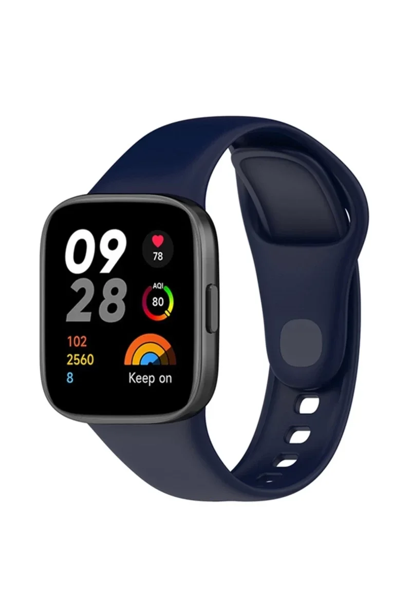 Xiaomi Redmi Watch 3 Klasik Kordon - Lacivert Xiaomi Redmi Watch 3 Klasik Kordon - Lacivert