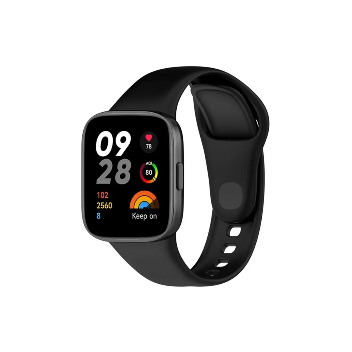 Xiaomi Redmi Watch 3 Klasik Kordon - Siyah Xiaomi Redmi Watch 3 Klasik Kordon - Siyah