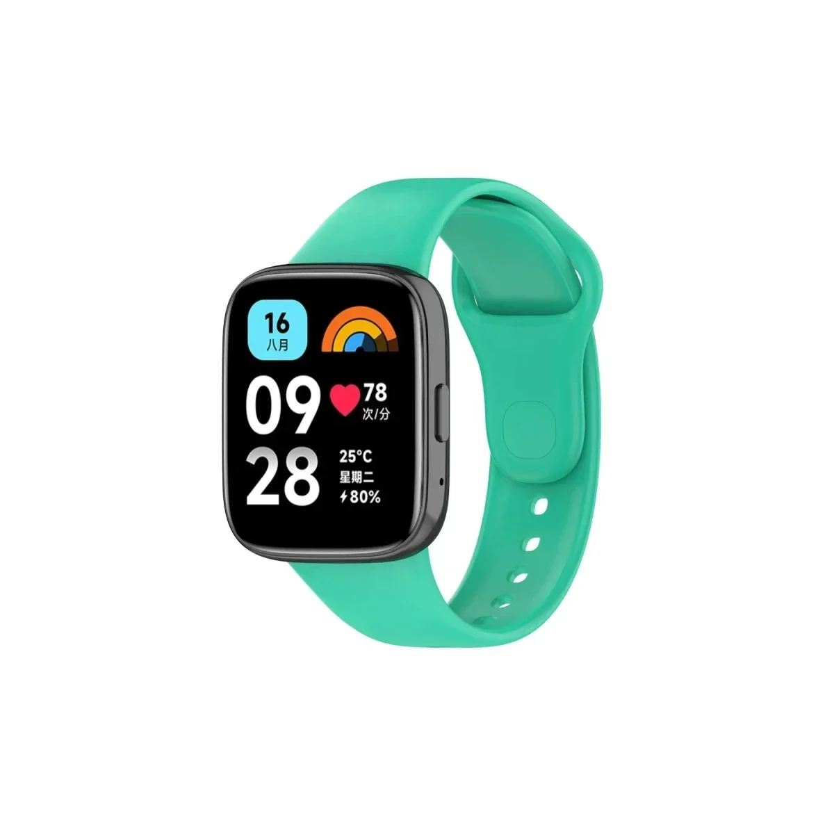 Xiaomi Redmi Watch 3 Active Klasik Kordon - Turkuaz Xiaomi Redmi Watch 3 Active Klasik Kordon - Turkuaz