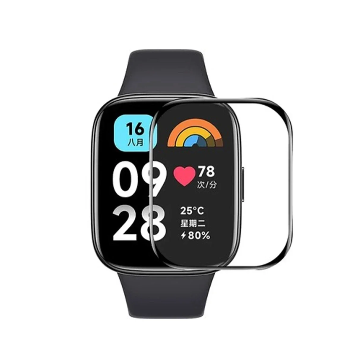 Xiaomi Redmi Watch 3 Active Polymer Nano Ekran Koruyucu - Şeffaf Xiaomi Redmi Watch 3 Active Polymer Nano Ekran Koruyucu - Şeffaf