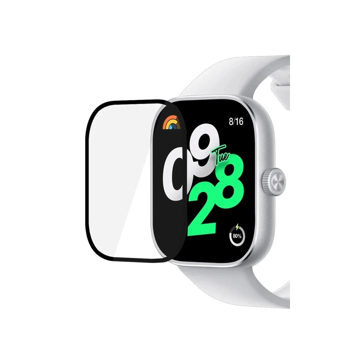 Xiaomi Redmi Watch 4 Polymer Nano Ekran Koruyucu - Şeffaf Xiaomi Redmi Watch 4 Polymer Nano Ekran Koruyucu - Şeffaf