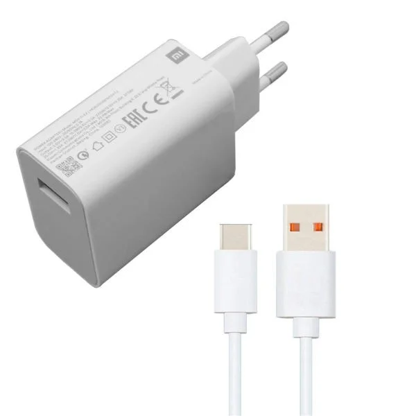 Xiaomi Tubo 33W Şarj Adaptörü ve Type-C Kablo MDY 11EZ Xiaomi Tubo 33W Şarj Adaptörü ve Type-C Kablo MDY 11EZ