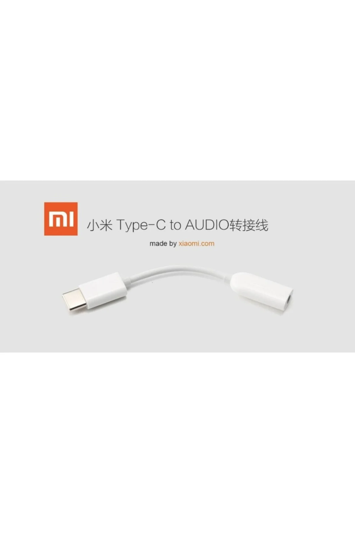 Xiaomi Type-c 3.5mm Audio Kulaklık Jack Dönüştürücü Siyah