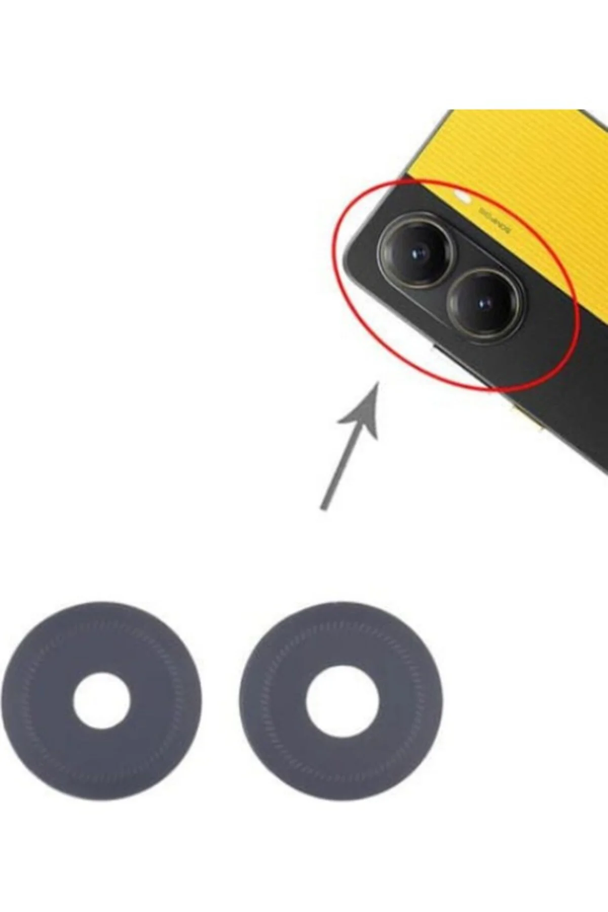 Xiaomi Uyumlu Poco X7 Pro Kamera Lensi Cam 2412DPC0AG, 2412DPC0AI